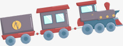 玩具小火车模型图案素材