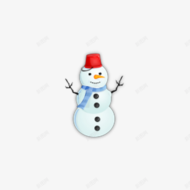 圣诞节堆雪人png免抠素材_88icon https://88icon.com 圣诞 圣诞节 圣诞节雪人 堆雪人 红色桶