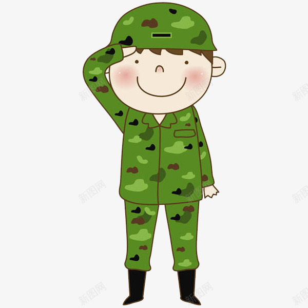 卡通敬礼的军人图png免抠素材_88icon https://88icon.com 军人 卡通 帅气的 敬礼的 男人 绿色的 高兴地