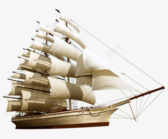 航海帆船png免抠素材_88icon https://88icon.com 交通工具 漂浮 纸船 航帆 航行 船舶 运输