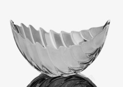 欧式玻璃双层果盘进口大号创意水晶果盘高清图片