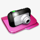 迪斯尼粉红色的相机文件夹迪士尼素材