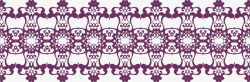 紫色花边框架素材