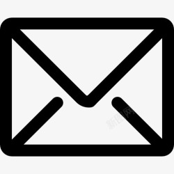 电子邮件概述新的电子邮件后密闭信封符号图标高清图片