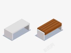 公园石椅子素材