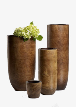 木质花瓶素材