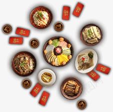 团圆饭png免抠素材_88icon https://88icon.com 中秋节 团圆饭 年夜饭 食物