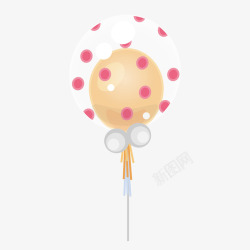 儿童节少女心气球矢量图素材