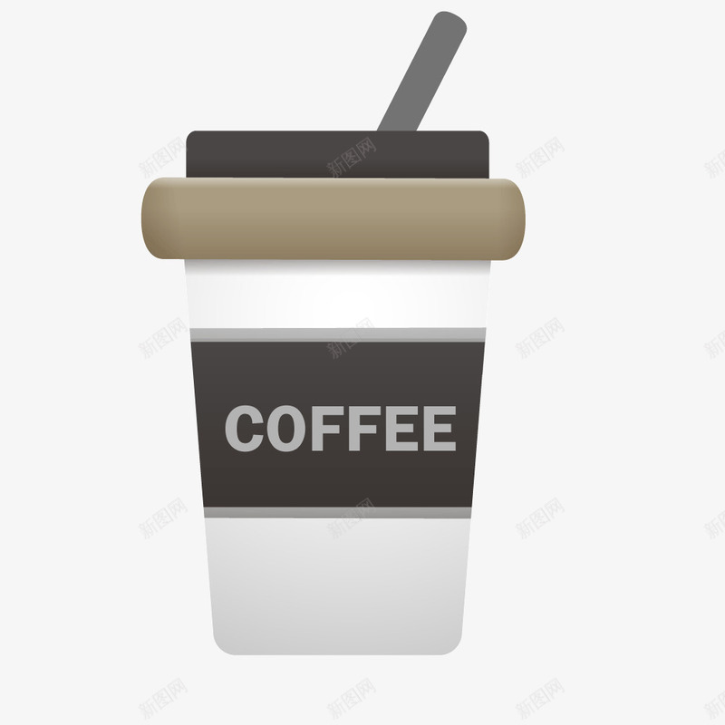 黑色咖啡杯子饮品矢量图ai免抠素材_88icon https://88icon.com 咖啡 咖啡杯子 杯子 饮品 黑色 矢量图