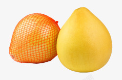 黄色包装厚皮柚子素材
