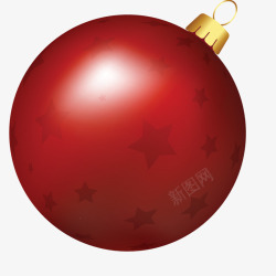 矢量圆球吊灯圣诞节高清图片