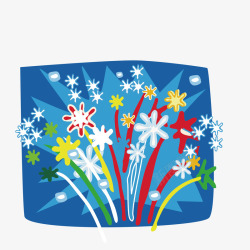 蜡烛挂饰手绘卡通圣诞节高清图片