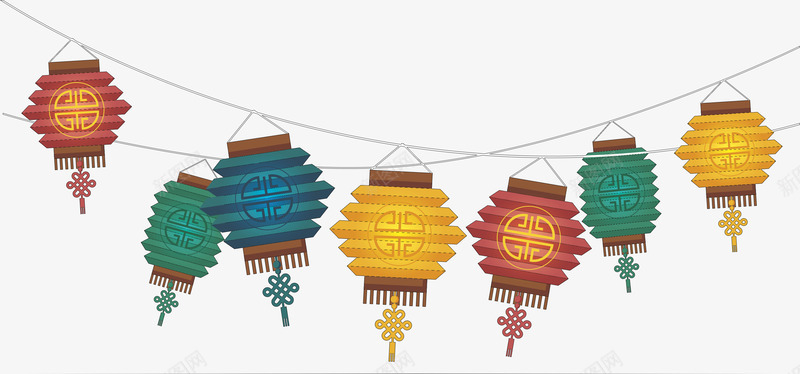 彩色的灯笼海报边框png免抠素材_88icon https://88icon.com 2018年 元宵 元宵节 春节 正月十五 海报装饰 海报边框 狗年 猜灯谜 节日海报 闹元宵