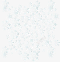 鹅毛雪花冬季美丽蓝色雪花高清图片