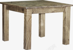 复古怀旧木质小桌子素材