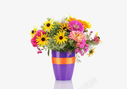 花盆花瓶鲜花图案素材