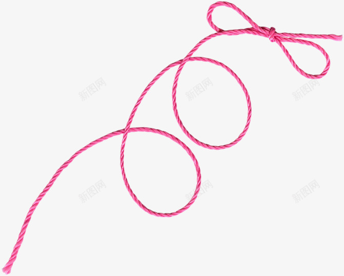 绳子粉红绳子漂浮装饰png免抠素材_88icon https://88icon.com 漂浮 粉红 绳子 装饰