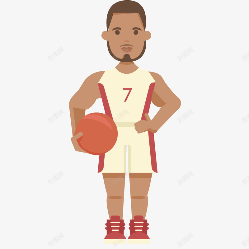 黑皮肤篮球运动员png免抠素材_88icon https://88icon.com 七号球员 比赛 篮球 运动员 黑皮肤