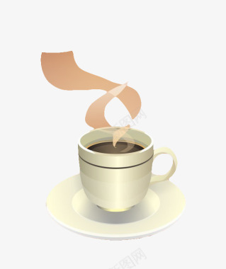 咖啡冒气图标图标