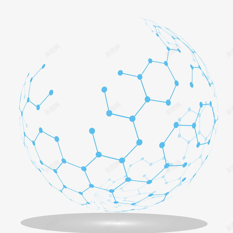 蓝色网格的球形矢量图eps免抠素材_88icon https://88icon.com 球形 球形png 球形矢量图 蓝色 蓝色的球 矢量图