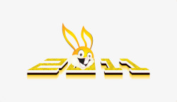 金色创意兔子造型数字素材