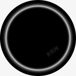 黑色圆圈光芒素材