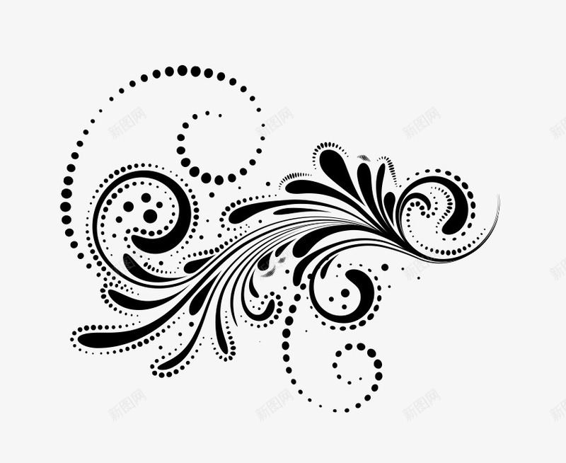 黑色纹路png免抠素材_88icon https://88icon.com 纹路 花纹 黑色