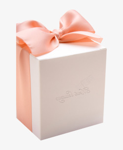 粉色感恩节浪漫礼物盒素材