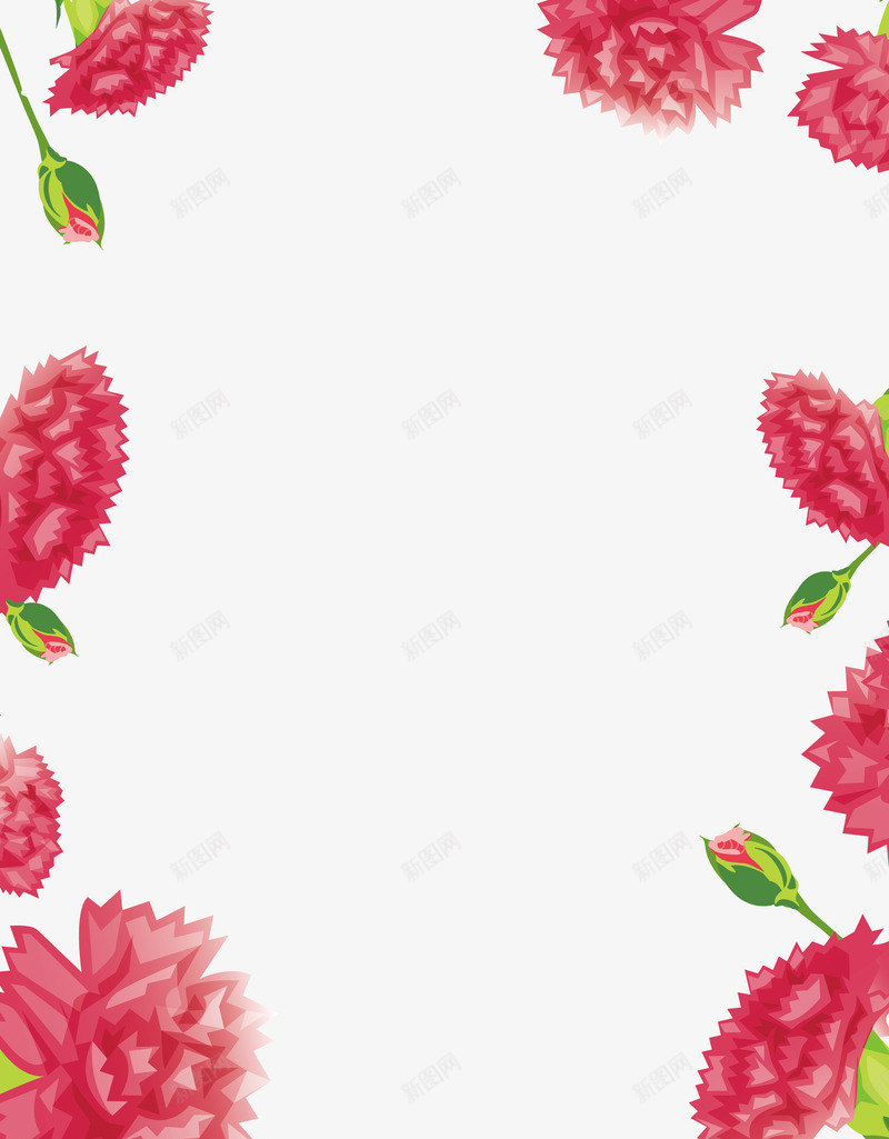 母亲节康乃馨贺卡背景矢量图ai免抠素材_88icon https://88icon.com 康乃馨 感恩 母亲节 母亲节卡 母爱 海报设计 矢量图 贺卡设计 鲜花