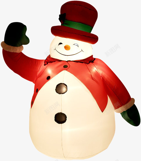 手绘圣诞节雪人png免抠素材_88icon https://88icon.com 圣诞节 手绘 服装 红色 雪人