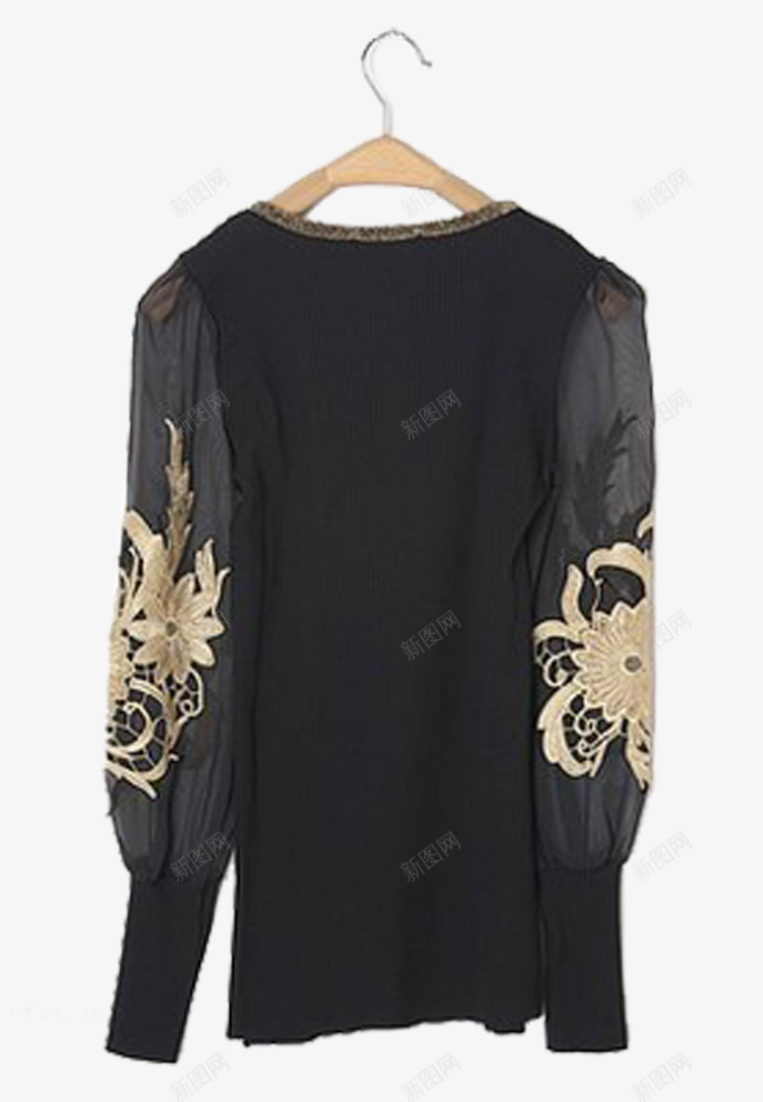 黑色女装上衣png免抠素材_88icon https://88icon.com 上衣 女装 挂着的衣服 服装 衣服 黑色