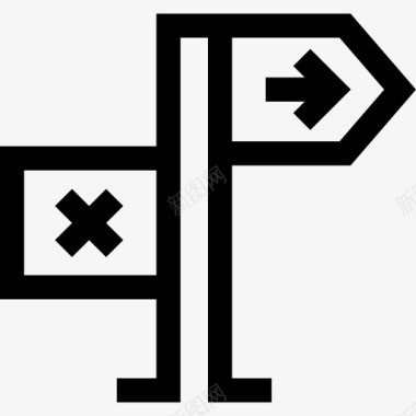 交通标志面板图标图标
