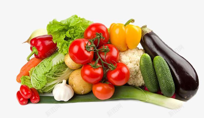 绿色环保新鲜蔬菜png免抠素材_88icon https://88icon.com 新鲜蔬菜 环保蔬菜 白菜 绿色蔬菜 茄子 西红柿