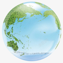 世界绿色地球环保海报素材