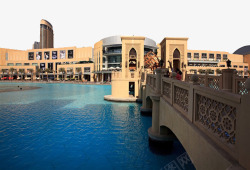 美丽的迪拜城市景色素材