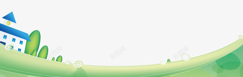 卡通草坪房子png免抠素材_88icon https://88icon.com 卡通 房子 草坪