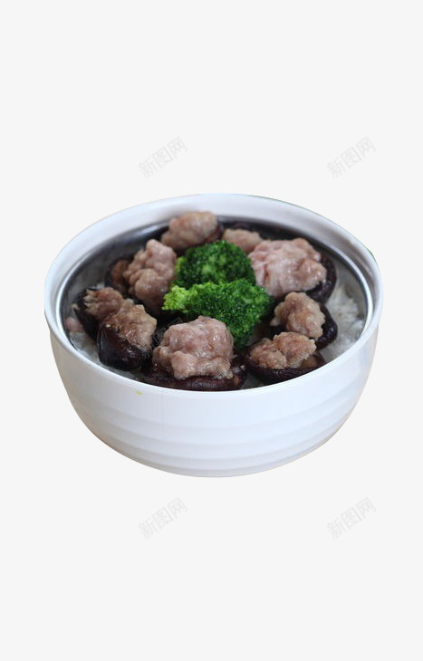 冬菇肉饼蒸饭png免抠素材_88icon https://88icon.com 产品实物 冬菇 美味 肉饼 菜肴 蒸饭 蔬菜