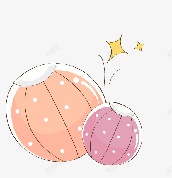 手绘小气球png免抠素材_88icon https://88icon.com 卡通 圆球 手绘 气球 漂浮物