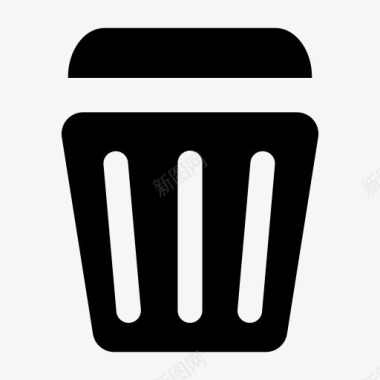trash仓删除空垃圾删除垃圾标准自由图图标图标