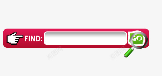 搜索点击框png免抠素材_88icon https://88icon.com 寻找框 搜索框 查询框 框架 点击框