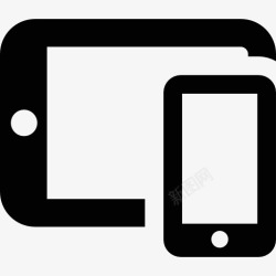 iPad手机平板电脑和手机图标高清图片