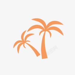 海岛风椰子树高清图片
