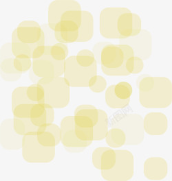 漂浮黄色方块矢量图素材