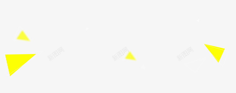 黄色三角形漂浮几何图png免抠素材_88icon https://88icon.com 三角形 几何 漂浮 黄色