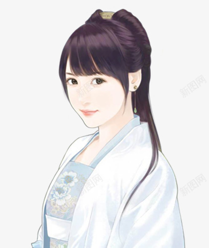 清秀清纯古风手绘女孩女生png免抠素材_88icon https://88icon.com 古风 女孩 女生 清秀 清纯