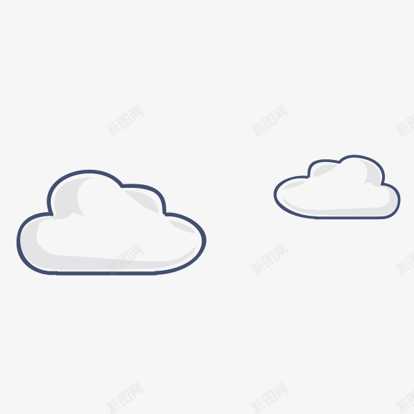 云朵png免抠素材_88icon https://88icon.com 云朵素材 卡通云朵 漂浮的云 矢量云朵 线条云朵