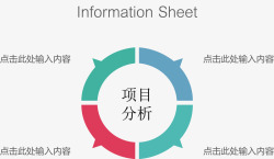 环形分类标签素材