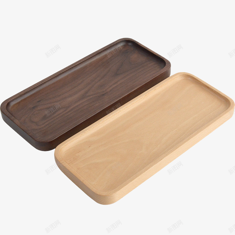 方形木质餐具png免抠素材_88icon https://88icon.com 产品实物 果盘 黑胡桃