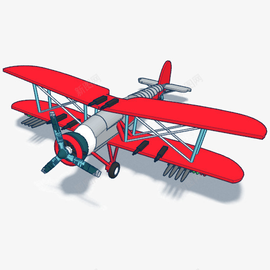 玩具红色飞机模型png免抠素材_88icon https://88icon.com png图片 模型 玩具 红色 飞机