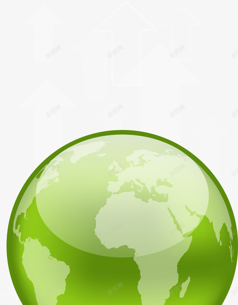 大气绿色科技地球png免抠素材_88icon https://88icon.com 创意地球 大气地球 环保地球 白色大洲 科技地球 绿色地球